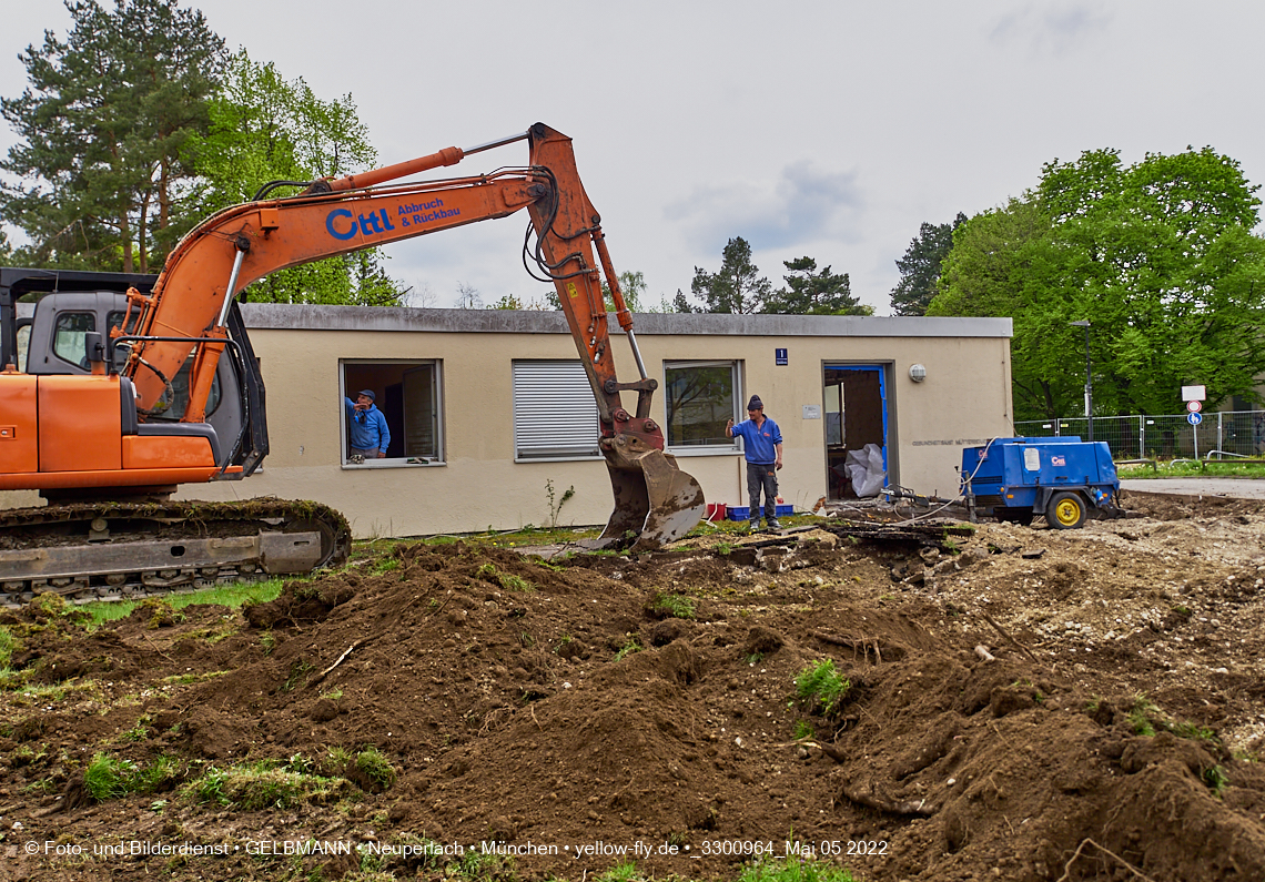 05.05.2022 - Baustelle am Haus für Kinder in Neuperlach